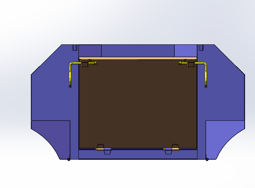 车辆后段运输仓组装