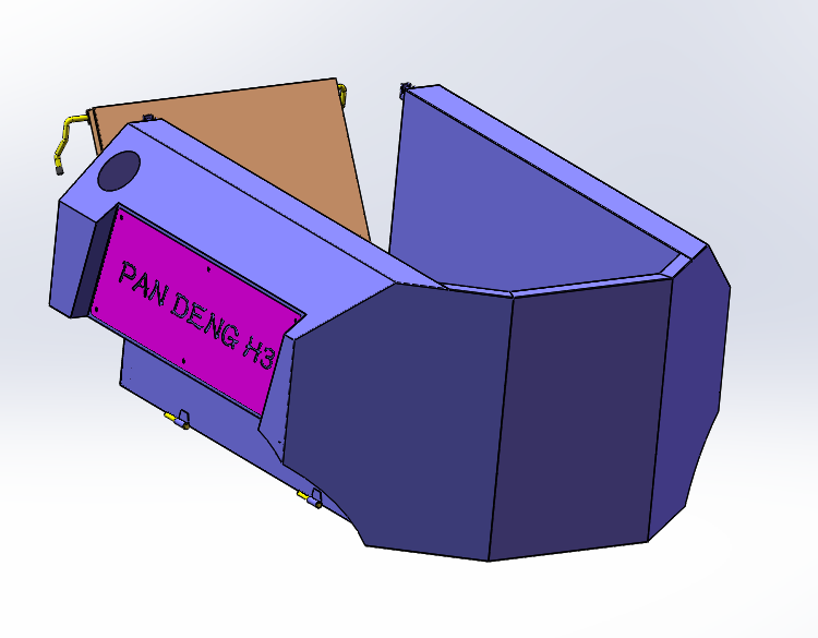 车辆后段运输仓组装