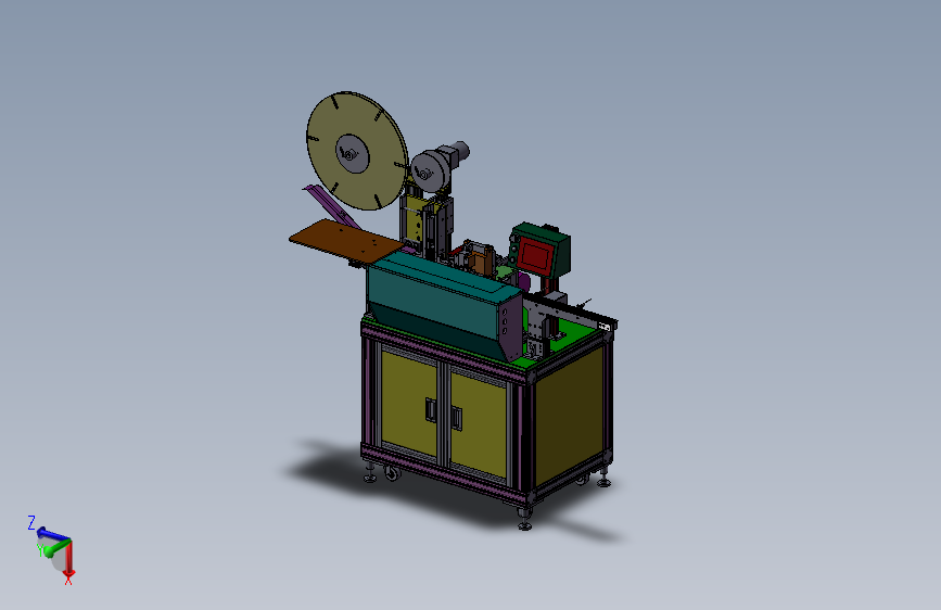 凸轮插针机 3D模型SolidWorks三维设计图