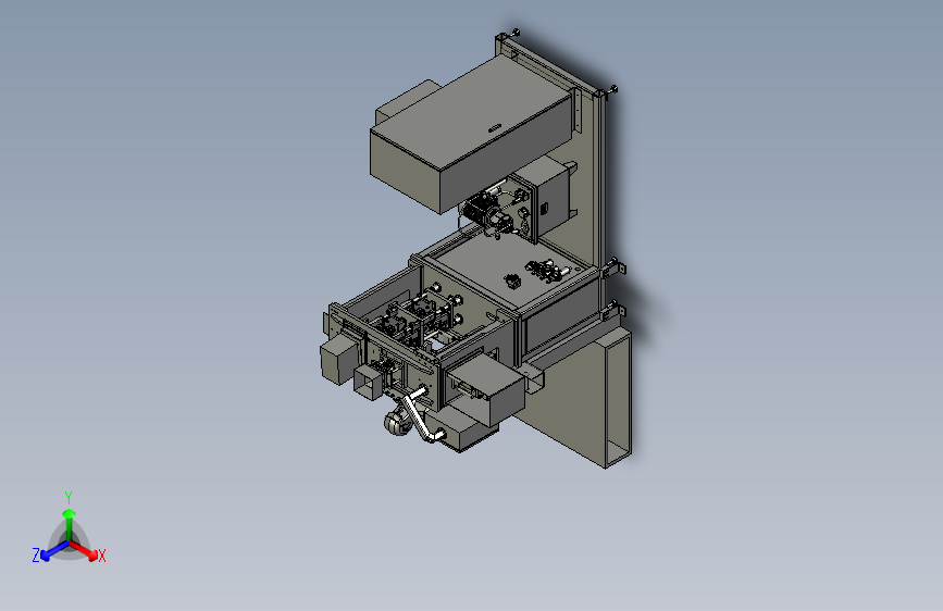 凸轮轴压装检漏机总装图 3D模型SolidWorks三维设计图