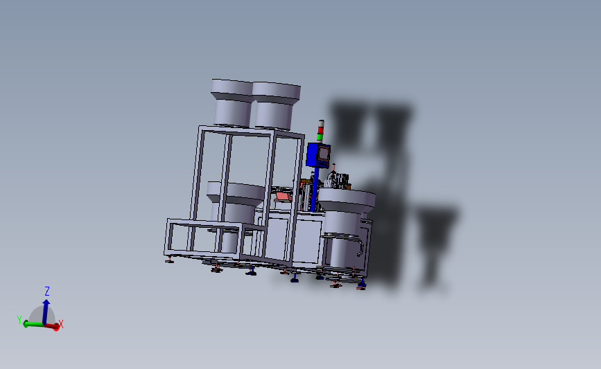 洗发水瓶盖子组装机 3D模型SolidWorks三维设计图