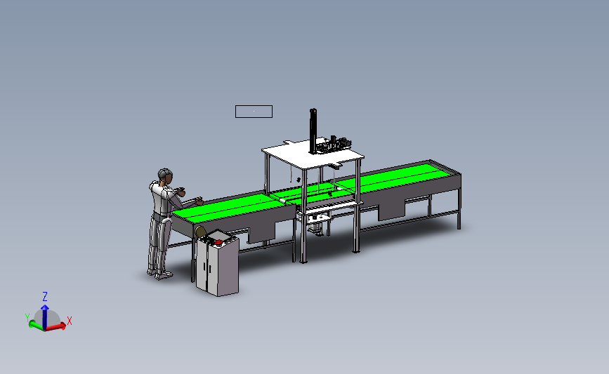 洗衣机内桶跳动检测机3D模型SolidWorks三维设计图