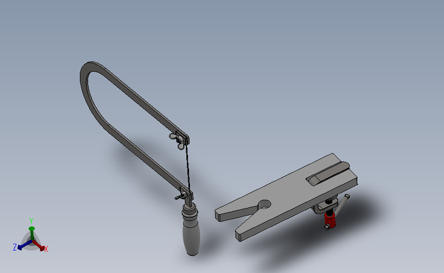 线锯 3D模型SolidWorks三维设计图
