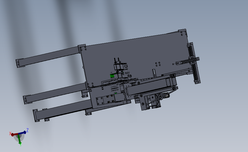 气动机构（毕业设计） 3D模型SolidWorks三维设计图