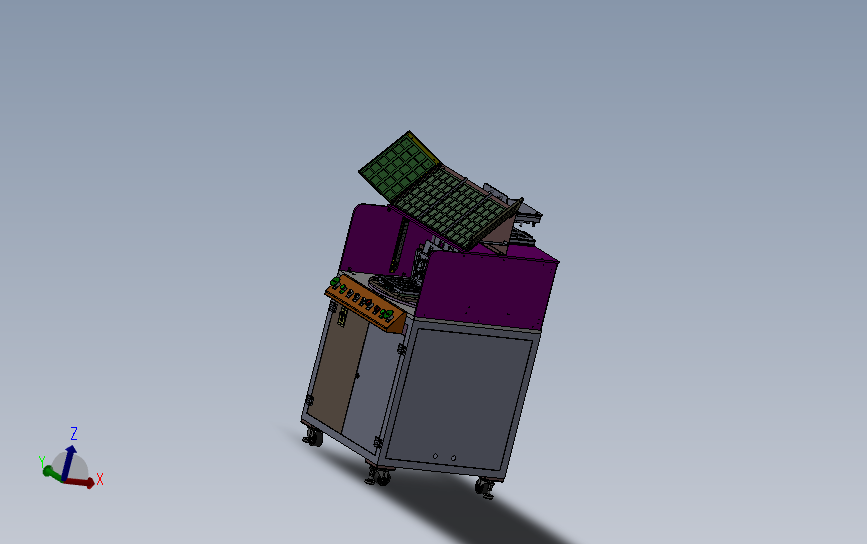 平板电脑贴合机、转盘式压合机3D模型SolidWorks三维设计图