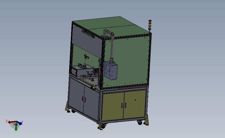 汽车冷却管焊接机设备 3D模型SolidWorks三维设计图