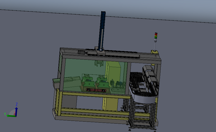 汽车发动机缸体气密性检测机3D模型SolidWorks三维设计图