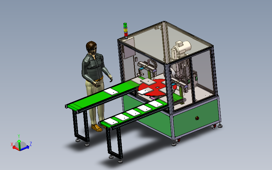 苹果平板电脑外壳打磨抛光机 3D模型SolidWorks三维设计图