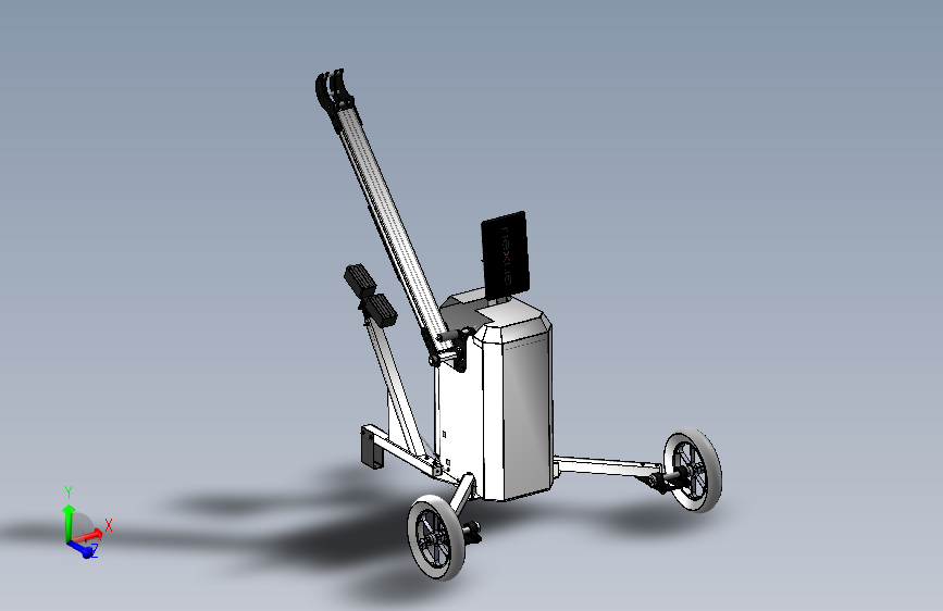 气动弹射器3D模型SolidWorks三维设计图