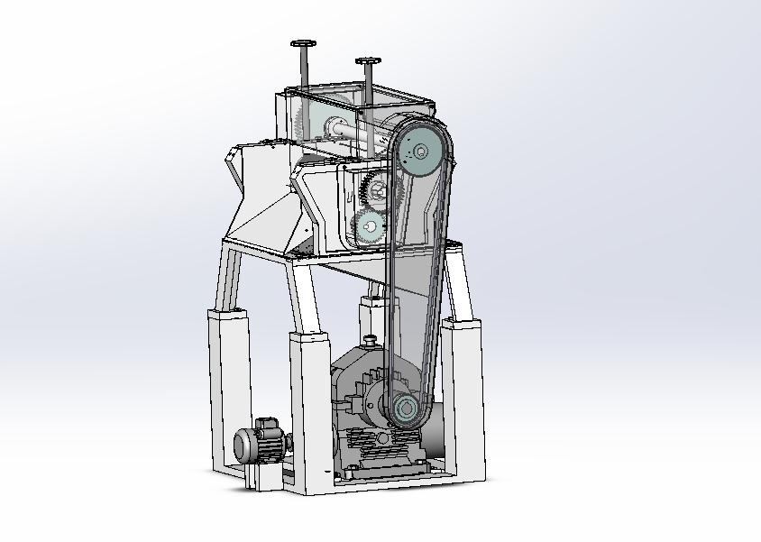 甘蔗榨汁机的设计【三维SW】【6张CAD图纸】