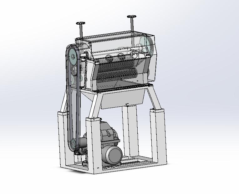 甘蔗榨汁机的设计【三维SW】【6张CAD图纸】