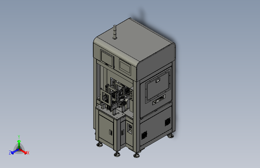 苹果天线组装机 3D模型SolidWorks三维设计图ProE CreoElements设计