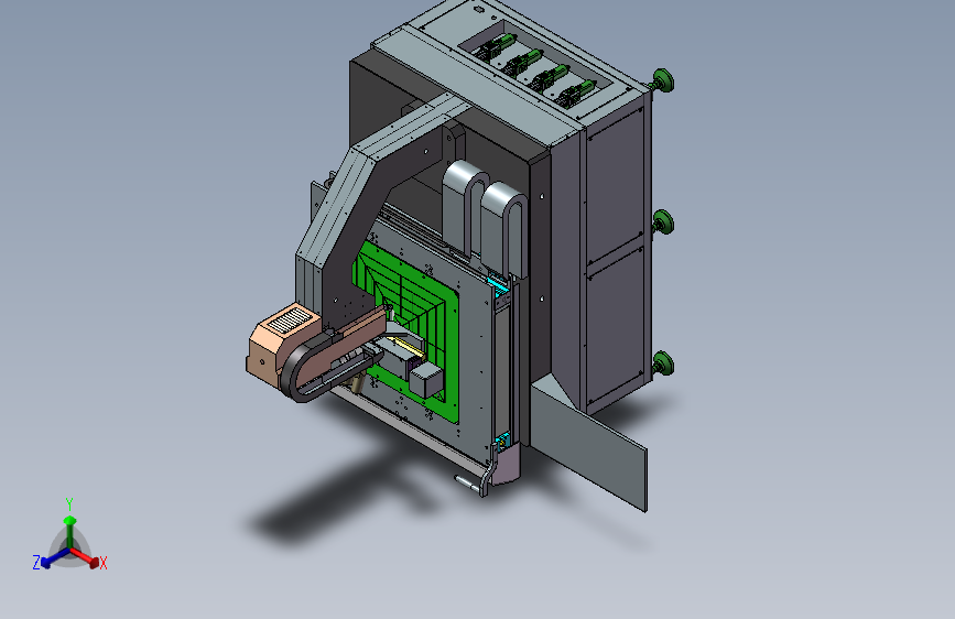 全自动CNC影像仪 3D模型SolidWorks三维设计图