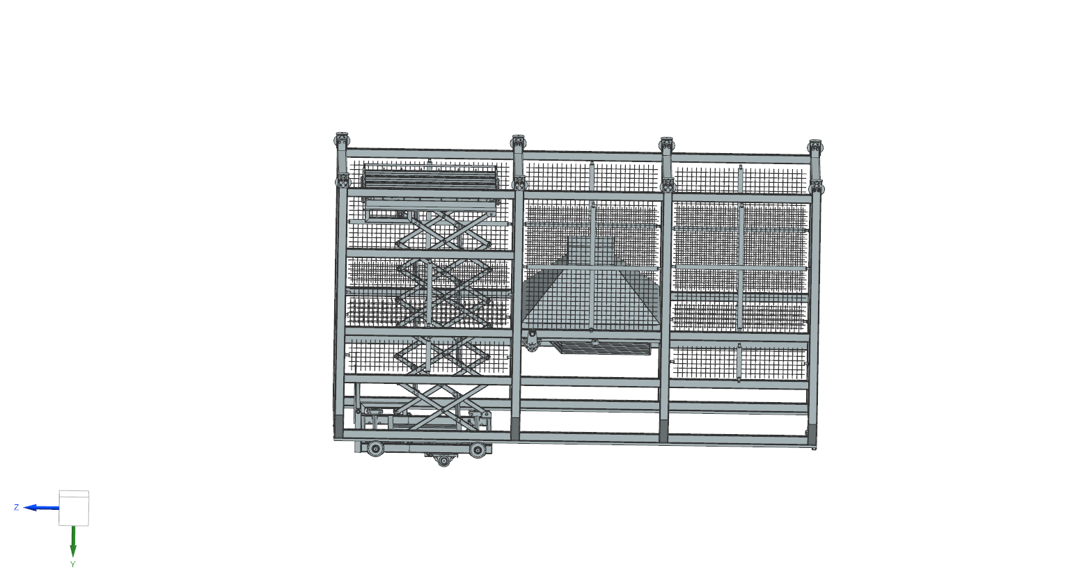 全自动拆包机 3D模型SolidWorks三维设计图