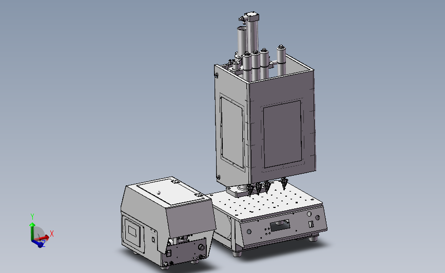 全自动打螺丝机 3D模型SolidWorks三维设计图