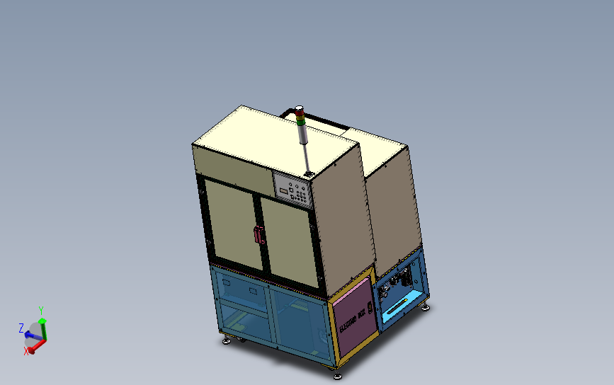全自动化盖子铆合机设备 3D模型SolidWorks三维设计图