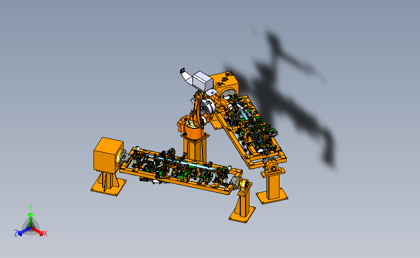 汽车仪表梁骨架机器人弧焊焊装夹具 3D模型SolidWorks三维设计图 ProE Creo.Elements Catia设计