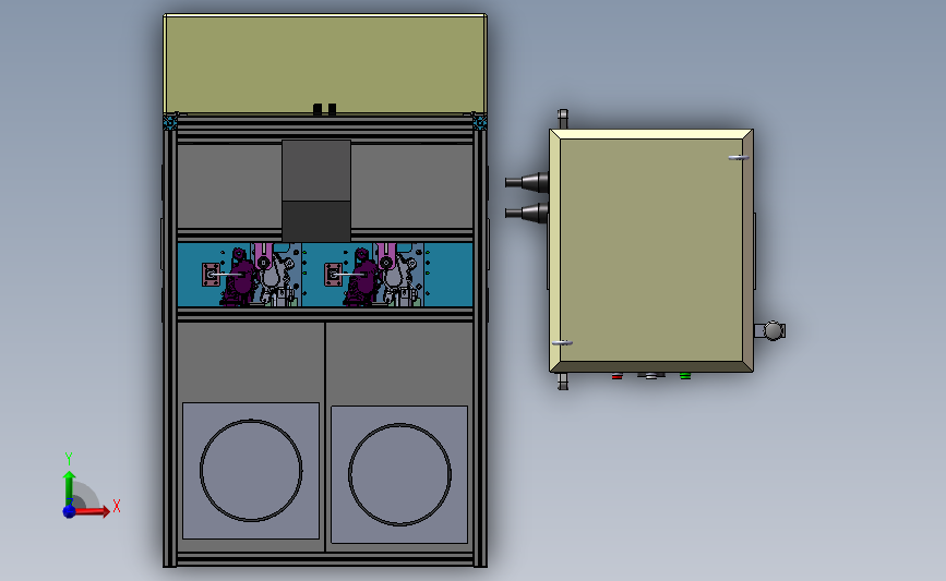 汽车雨刮器电机性能测试机 非标自动化设备 3D模型SolidWorks三维设计图