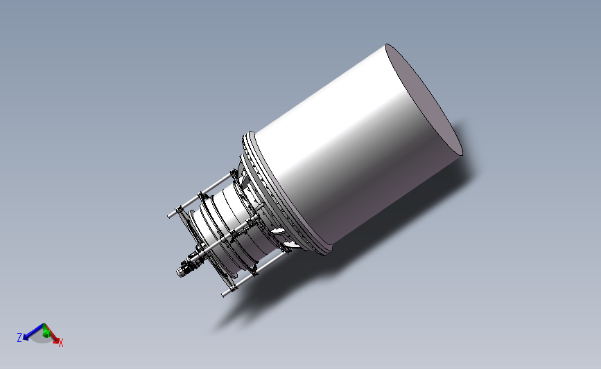 球磨机车床 SW设计 3D模型SolidWorks三维设计图