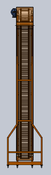 B450移动封闭式大倾角皮带机