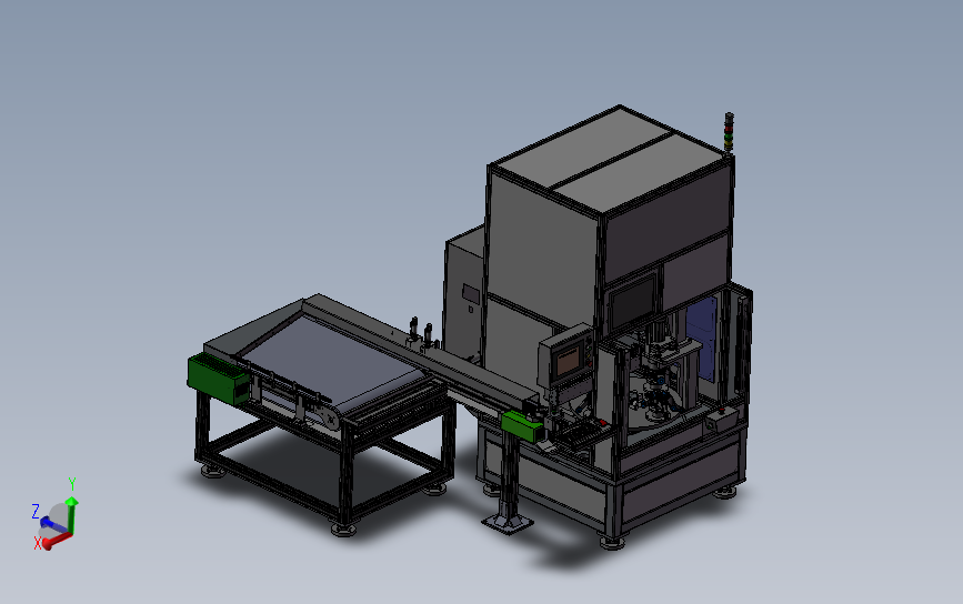 前转轮毂轴承压装机（SW设计） 3D模型SolidWorks三维设计图