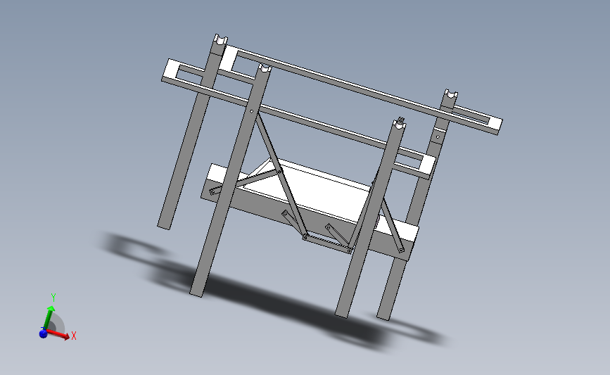 契贝谢夫四足机构3D模型SolidWorks三维设计图