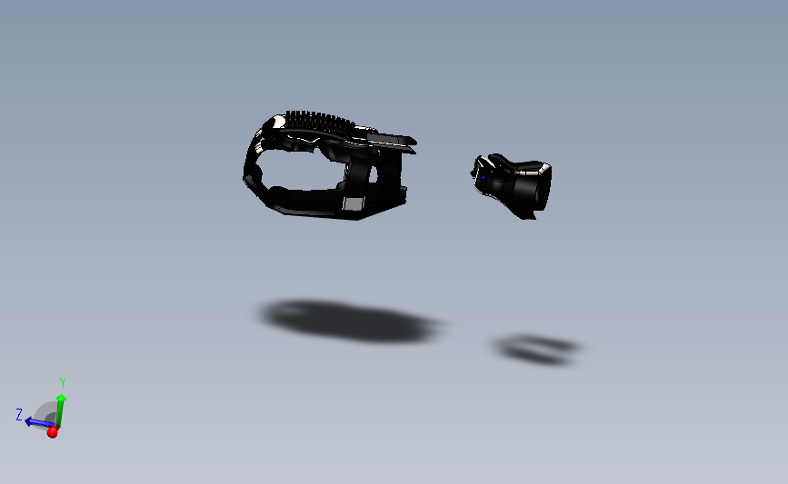 犬类机器人 3D模型SolidWorks三维设计图