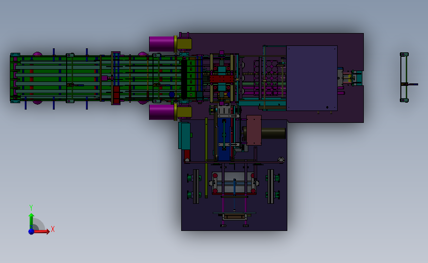 全自动纸箱包装机设计 3D模型SolidWorks三维设计图