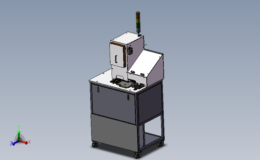 全自动激光机（焊接） 3D模型SolidWorks三维设计图