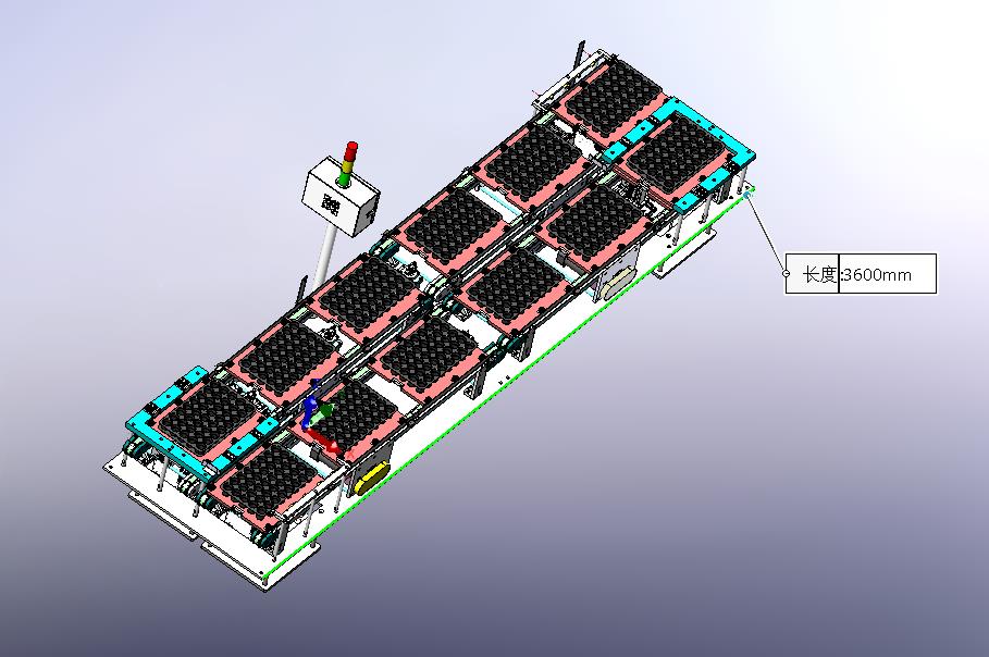 托盘顶升移栽循环输送系统-皮带输送