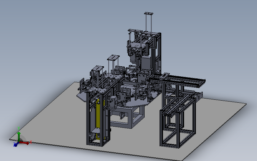 全自动跳绳包装机 3D模型SolidWorks三维设计图