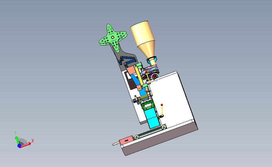 全自动立式封装机 3D模型SolidWorks三维设计图