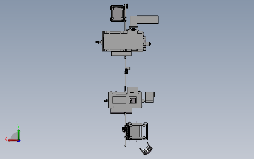 全自动送料系统磨削生产线3D模型SolidWorks三维设计图