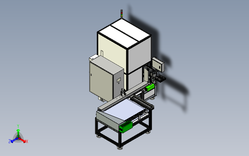全自动轮毂轴承、卡簧上料压装设备 3D模型SolidWorks三维设计图ProE设计