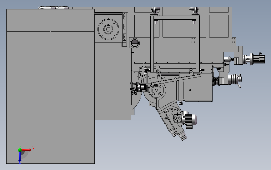 全自动送料系统磨削生产线3D模型SolidWorks三维设计图