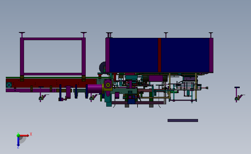 全自动纸箱包装机设计 3D模型SolidWorks三维设计图