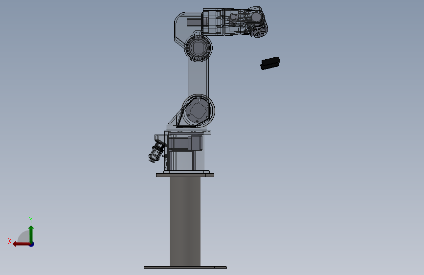 三菱6SQ系列工业机器人 3D模型SolidWorks三维设计图)