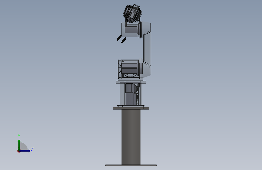 三菱6SQ系列工业机器人 3D模型SolidWorks三维设计图)