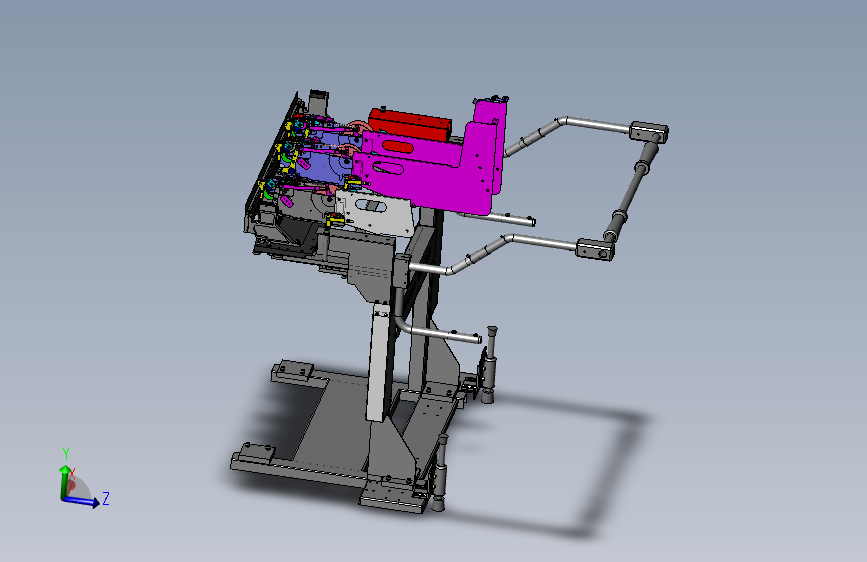 日本Juki2050贴片机进料装置 3D模型SolidWorks三维设计图