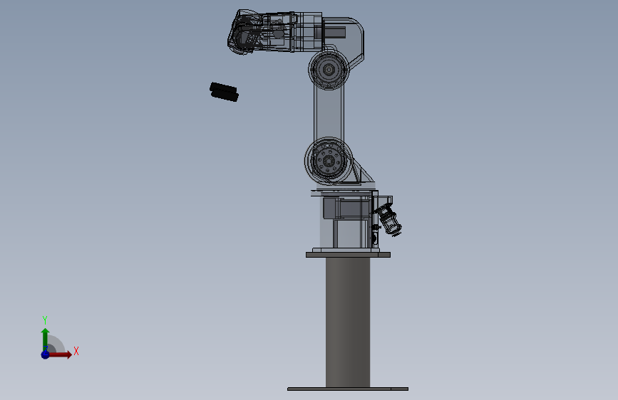 三菱6SQ系列工业机器人 3D模型SolidWorks三维设计图)