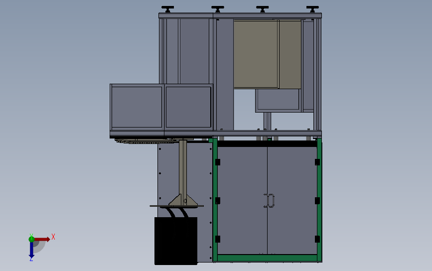 三坐标测量机 3D模型SolidWorks三维设计图
