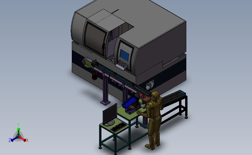 三销轴球径检测 3D模型SolidWorks三维设计图