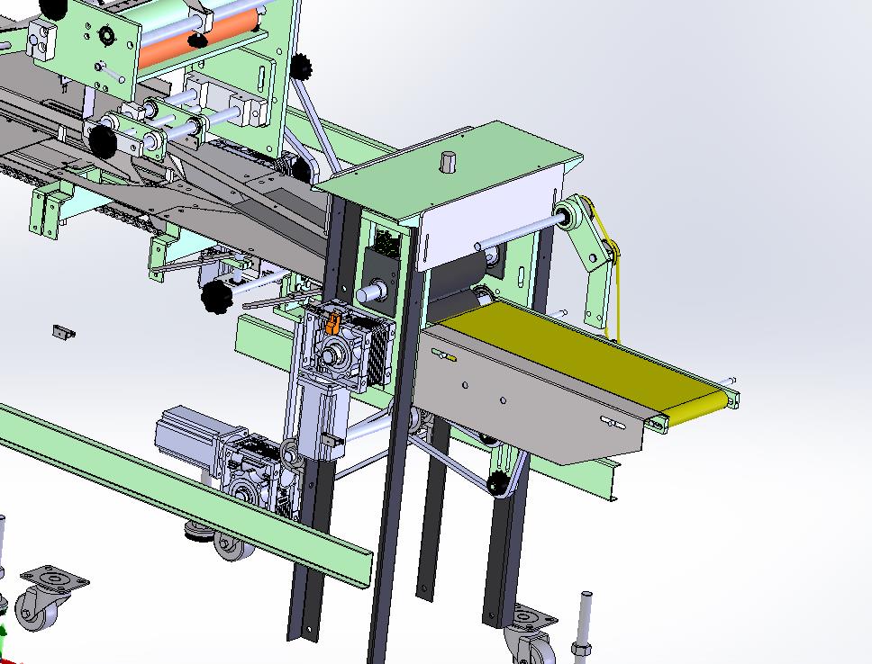 自动热封裁断真是包装机-链条间歇输送-单驱多联动