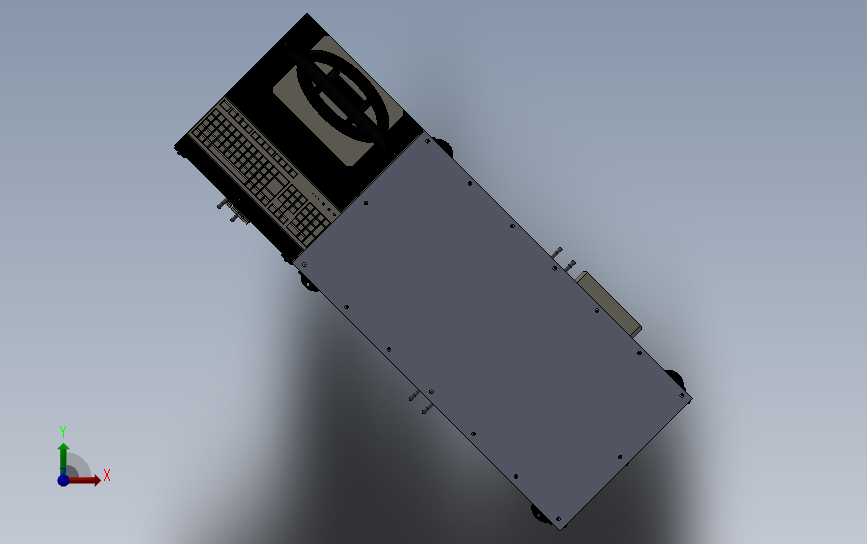 三坐标测量机 3D模型SolidWorks三维设计图