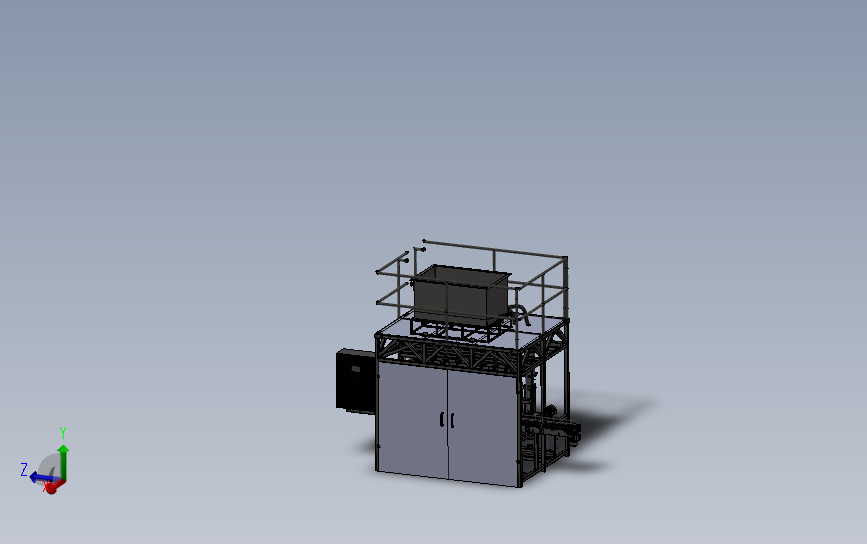 石油灌装机SW设计 3D模型SolidWorks三维设计图
