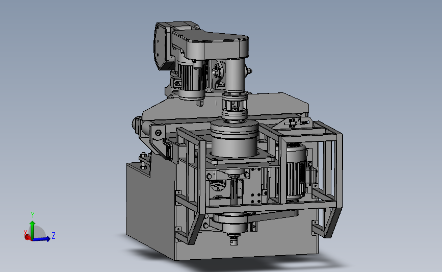 树脂成型机、树脂伺服拉坯机3D模型SolidWorks三维设计图