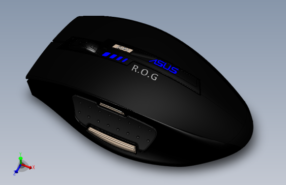 鼠标 3D模型SolidWorks三维设计图