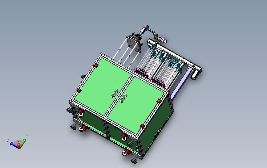 手机外壳压钢片机、自动装钢片机3D模型SolidWorks三维设计图