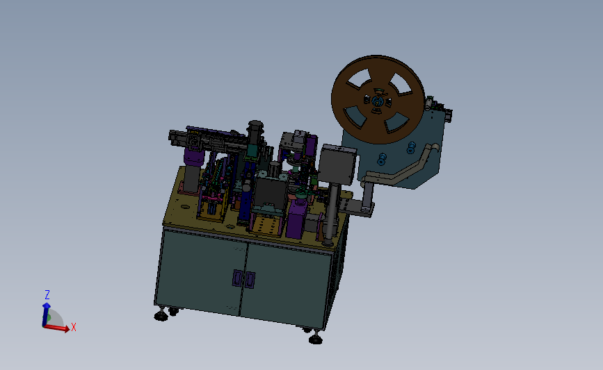 接插件端子插入设备3D模型SolidWorks三维设计图