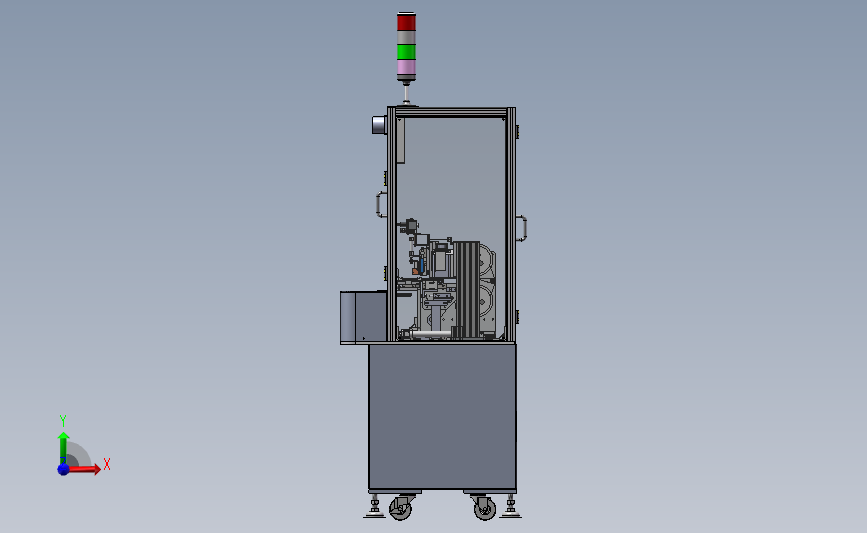绝缘胶膜贴付机(自动贴附机 贴膜机)3D模型SolidWorks三维设计图